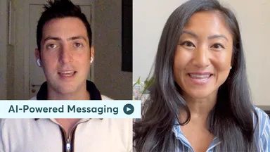 Screenshot of presenters Ron Fisher and Hye Jin