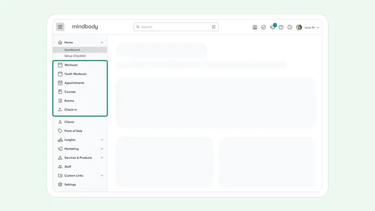 Booking page access
