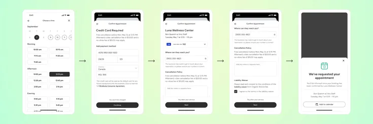 Mindbody app cancellation charge