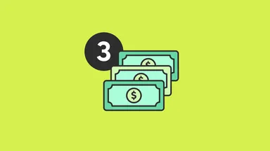 An icon representing money