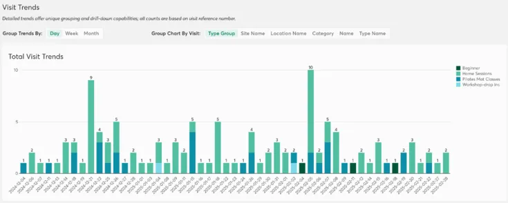 Analytics 2.0 Visit Trends