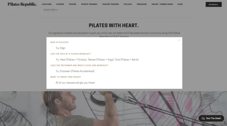 Pilates republic website